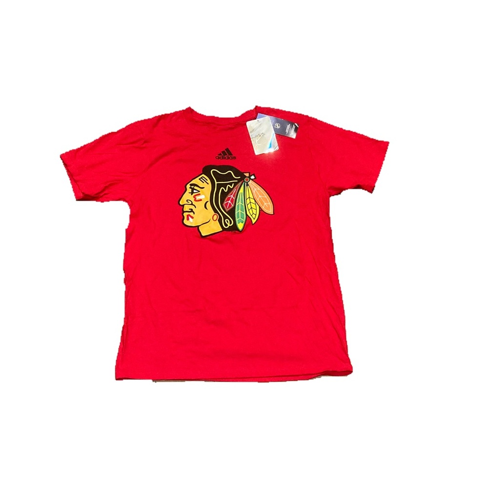 NWT Chicago Blackhawks Adidas Men’s Logo Shirt